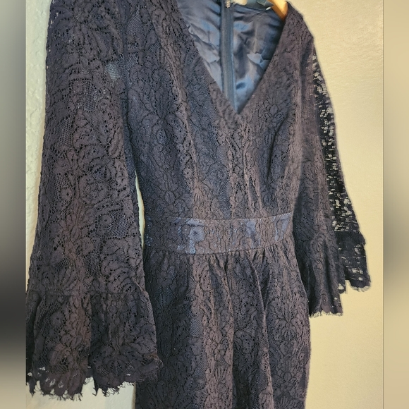 Modcloth Lace Bell Sleeve Mini Dress - Picture 10 of 11